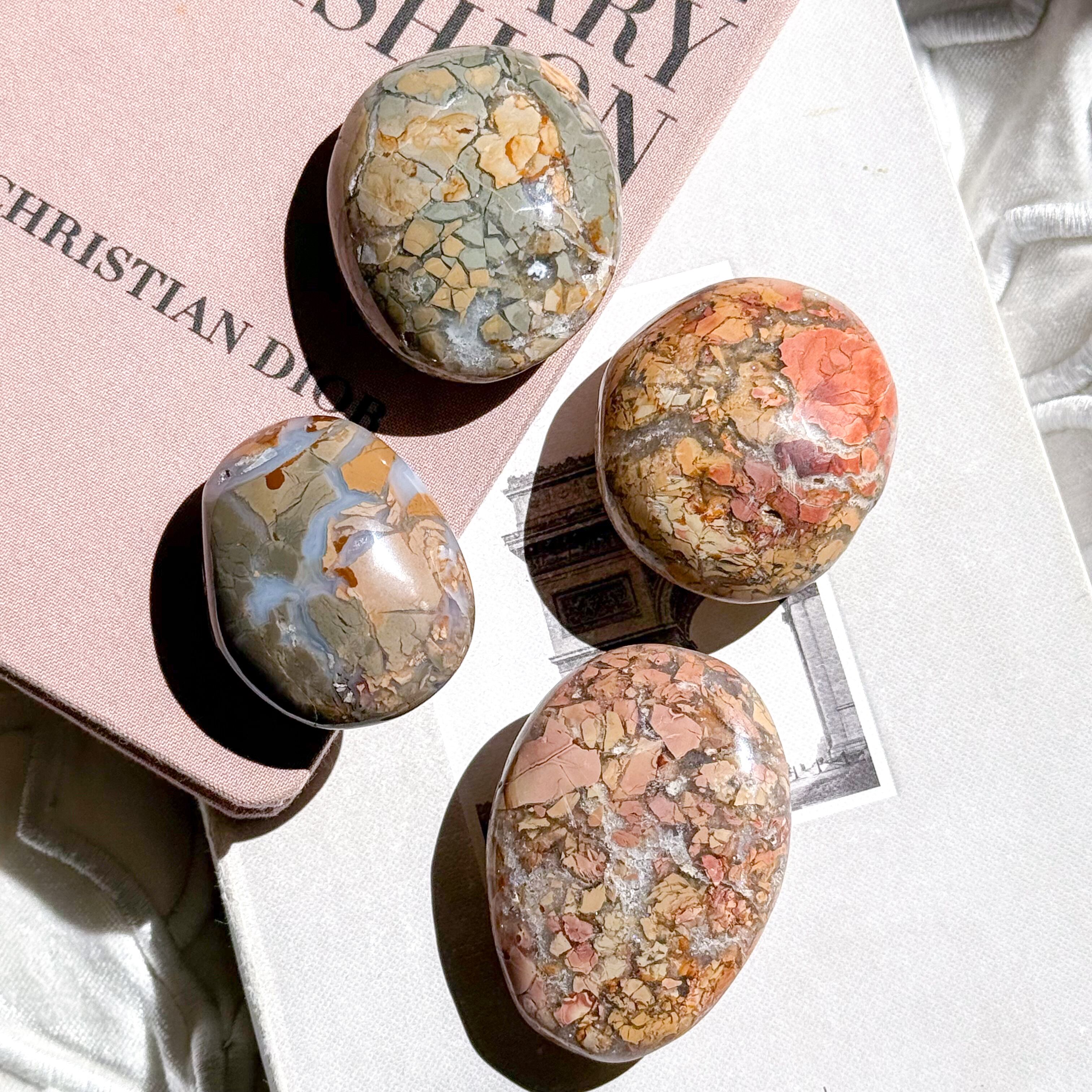 アイビスジャスパー　スフィア Ibis Jasper Palm 4 ✧ アイビスジャスパー | FLUXY - 天然石と鉱物の