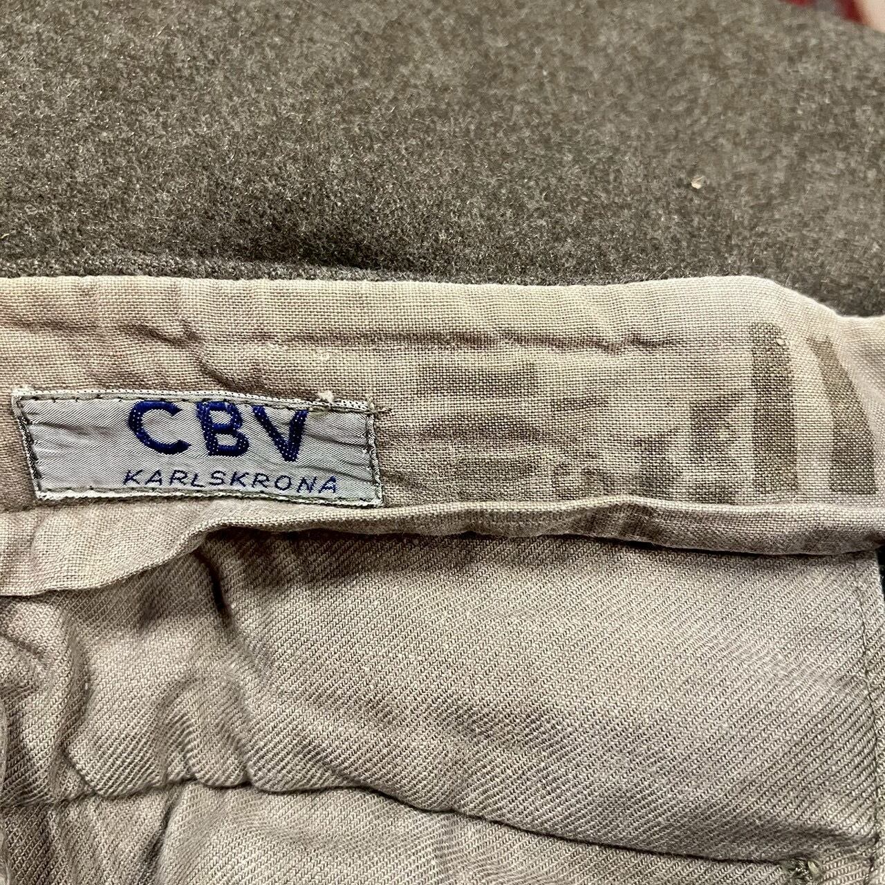 50s〜 スウェーデン軍 実物 CBV Swedish Army ウール パンツ W90cm