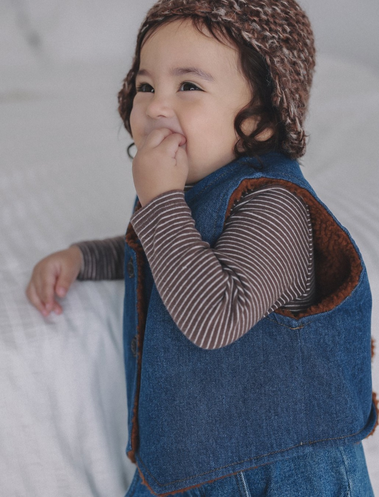 ONU［取寄］dumble denim vest 26winter