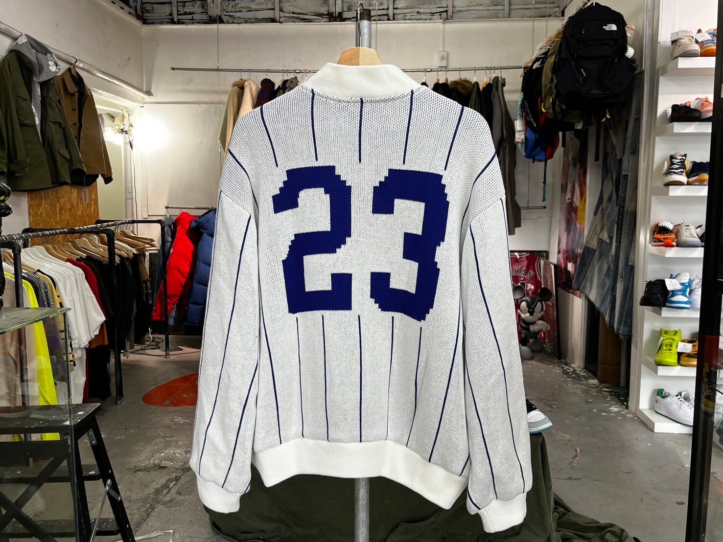 SUPREME(シュプリーム) サイズ:XL 23SS Pinstripe Varsity Zip Up 