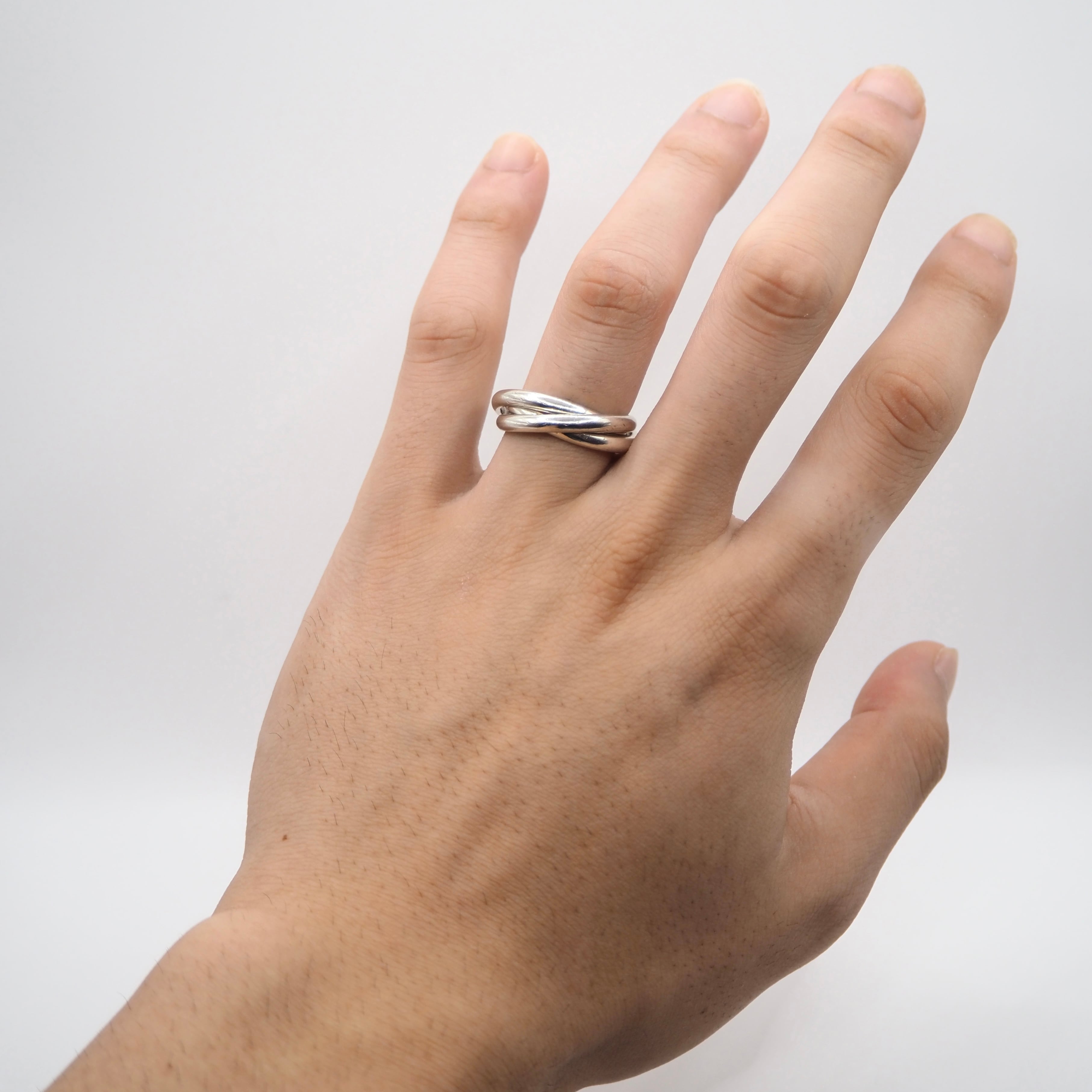 Tiffany&Co. 約13号 3連 リング シルバー925 ティファニー | 2122TOKYO
