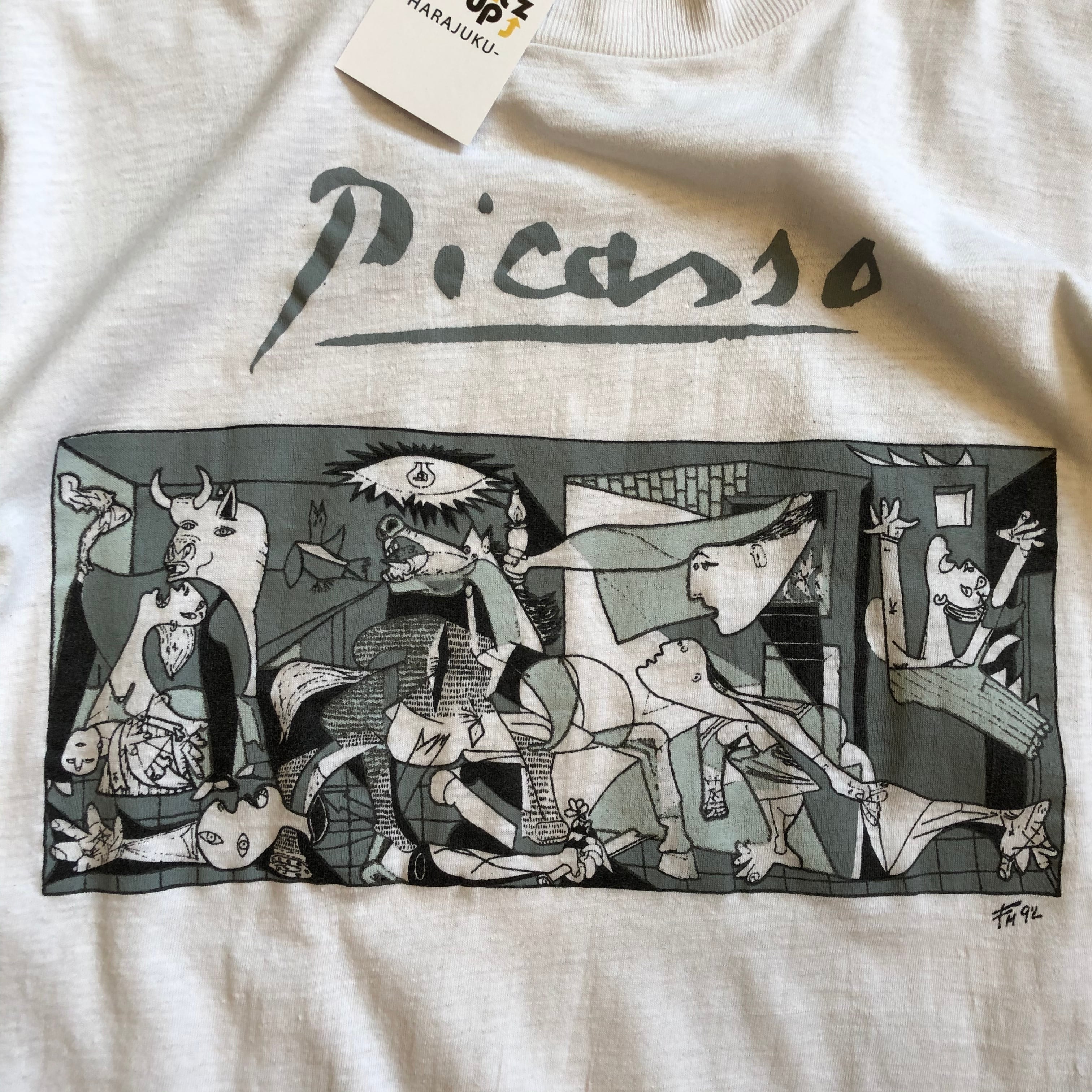 Picasso Guernicaピカソ ゲルニカ  アートＴシャツ サイズ L