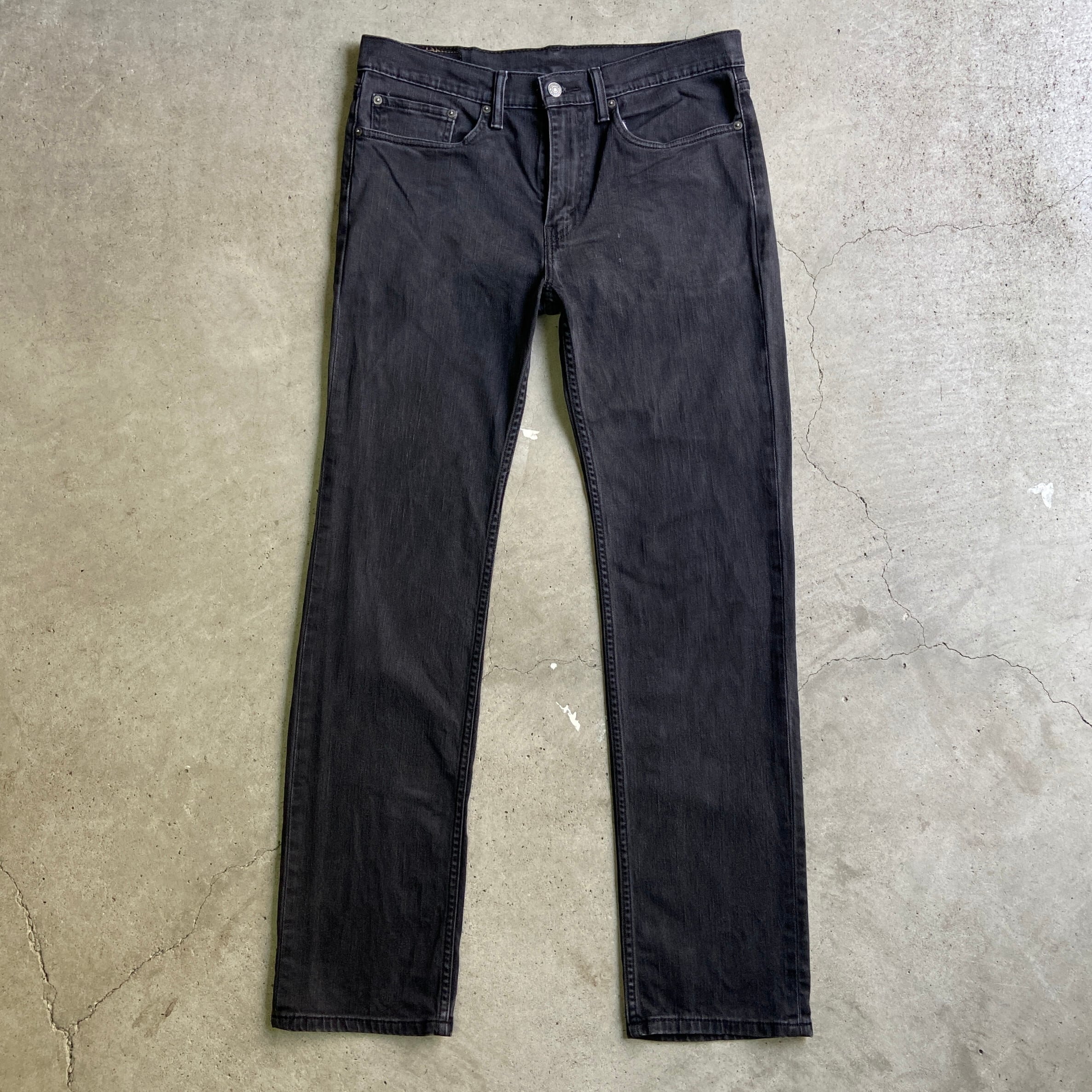 【美品】　リーバイス　702　ブラックデニム　W 34　ストレート　Levis