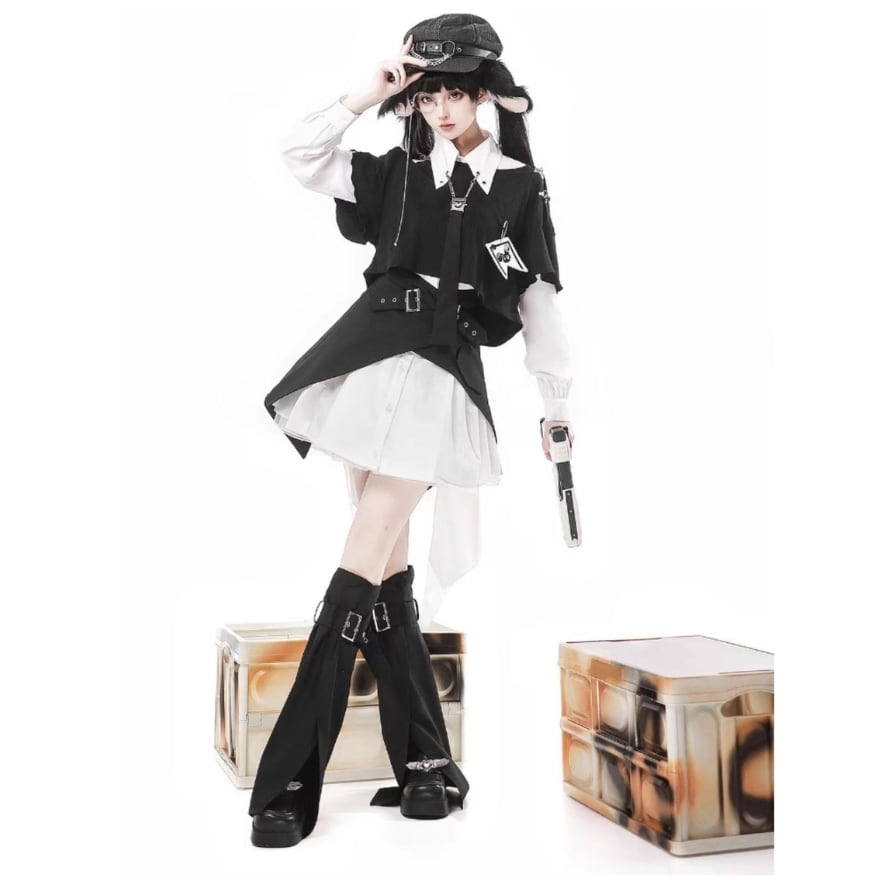 SEASONZ サイバーパンク ダークゴシック 4点セット トップス スカート