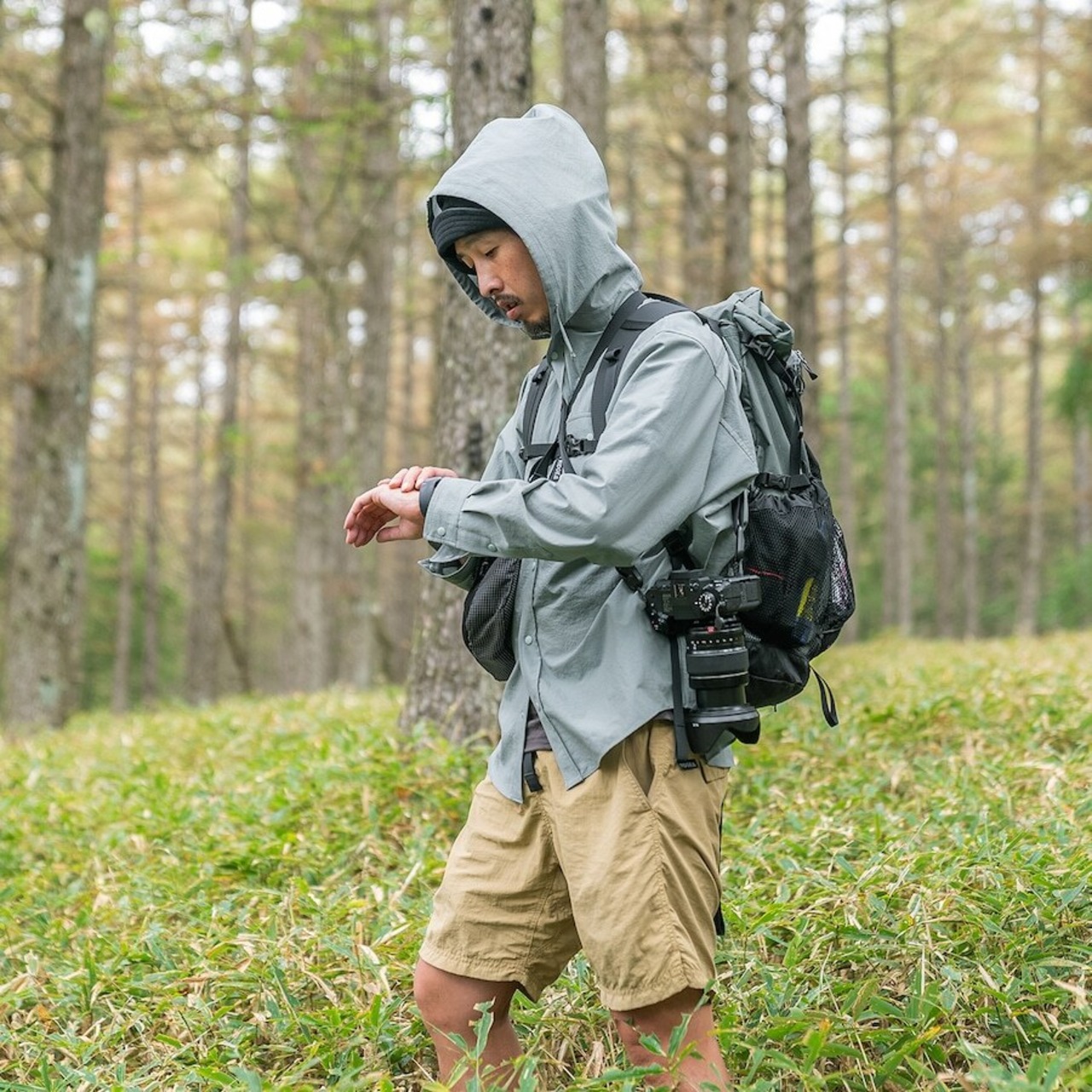 Ridge mountain gear Hooded Shirt Sサイズ 美品（RIDGE MOUNTAIN GEAR 