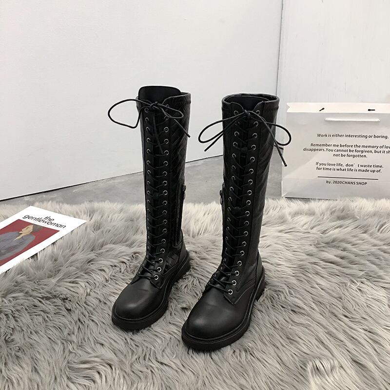 ブーツレッド レース 靴 シューズ ラウンドトー レースアップ フェイクシューズ27825502024