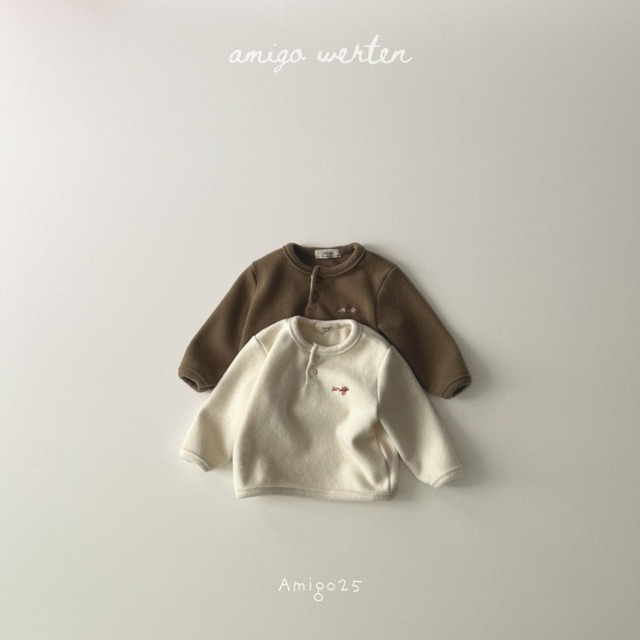 last 1点｜amigo｜Cozy Button Tee