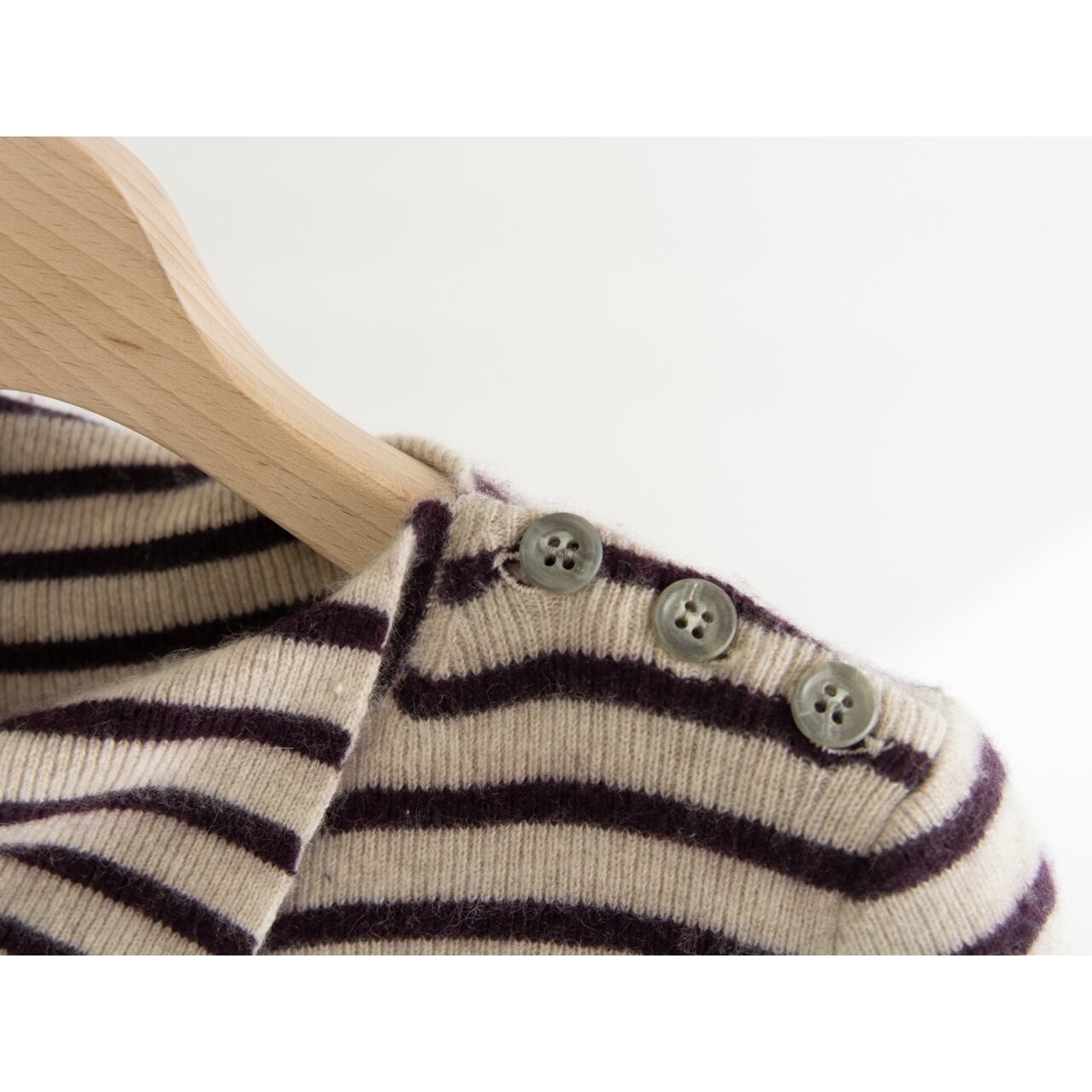 【Unknown Brand】Cashmere Border Sweater（カシミヤボーダーセーター ニット）