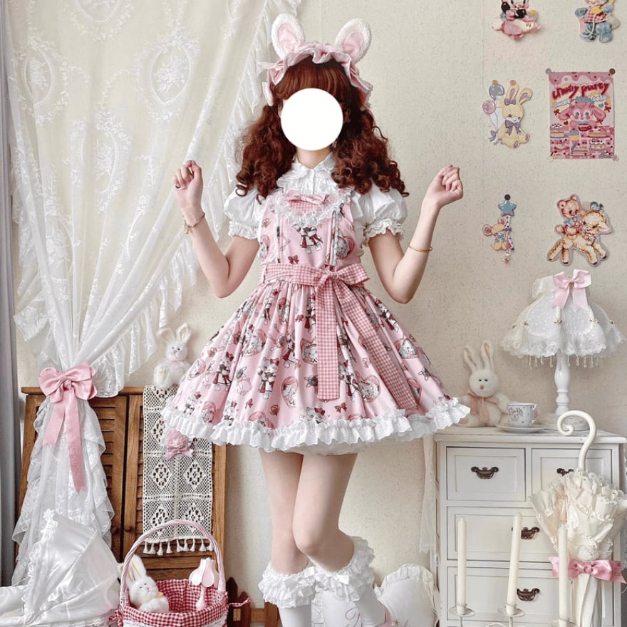 大特価放出！ ロリータファッション通販 ジャンパースカート ゆめかわ SEASONZ スカート