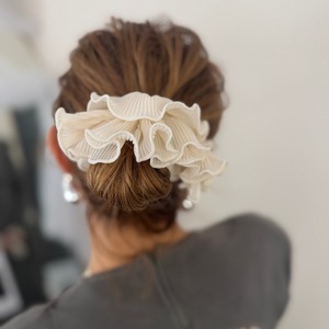 プリーツフリルシュシュ　SS090