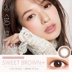 ルミア　モイスチャー　ワンデー(LuMia moisture 1DAY)《SWEET BROWN+》スウィートブラウンプラス[10枚入り]