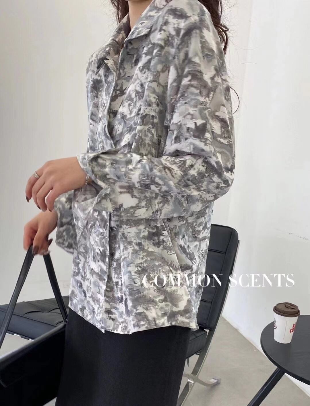 柄シャツ　AJ2205-615