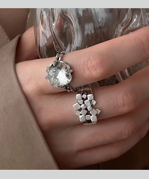 ジェムストーン＆シルバーリング【e-70551】