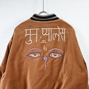 Leh / Embroidery SKA Reversible Blouson (キャメル表側)
