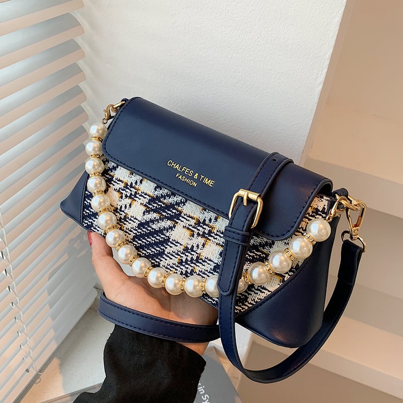 サマーパール 夏物 真珠 スクウェア メッセンジャーバッグ Tiancai_Wing_Bag70108522428