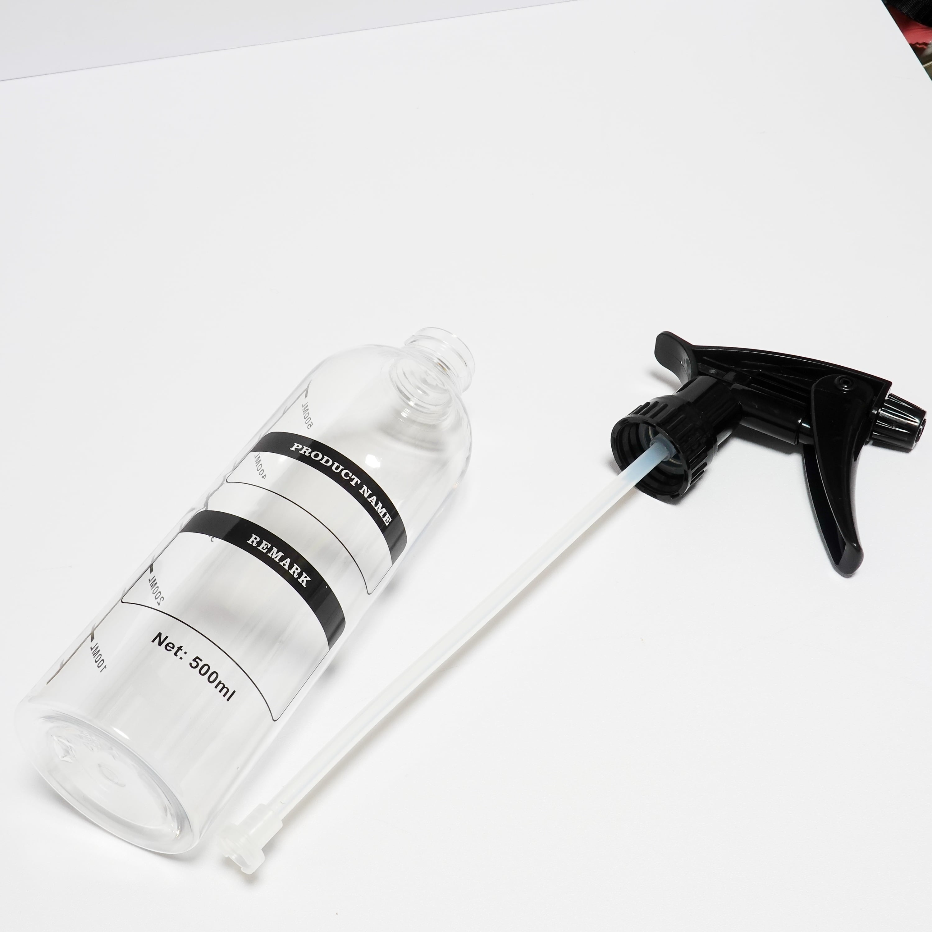 希釈ボトル500ml【透明、目盛付き、耐薬品性有】 | rosaliehill