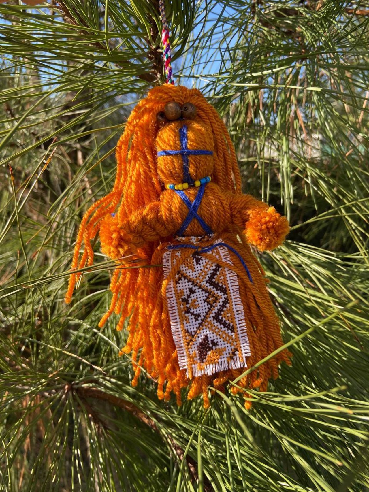 UA.Designer手作りモタンカ（ウクライナの御守り） - 3