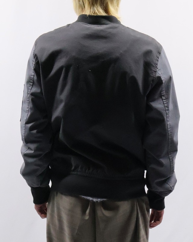 bicolor bomber jacket