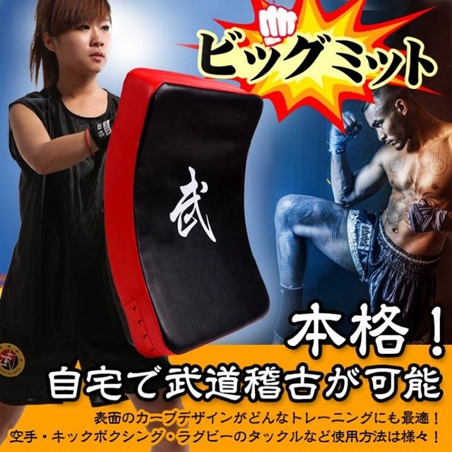 ビッグミット 打撃ミット キックミット 大きいサイズ 総合格闘技 厚み 