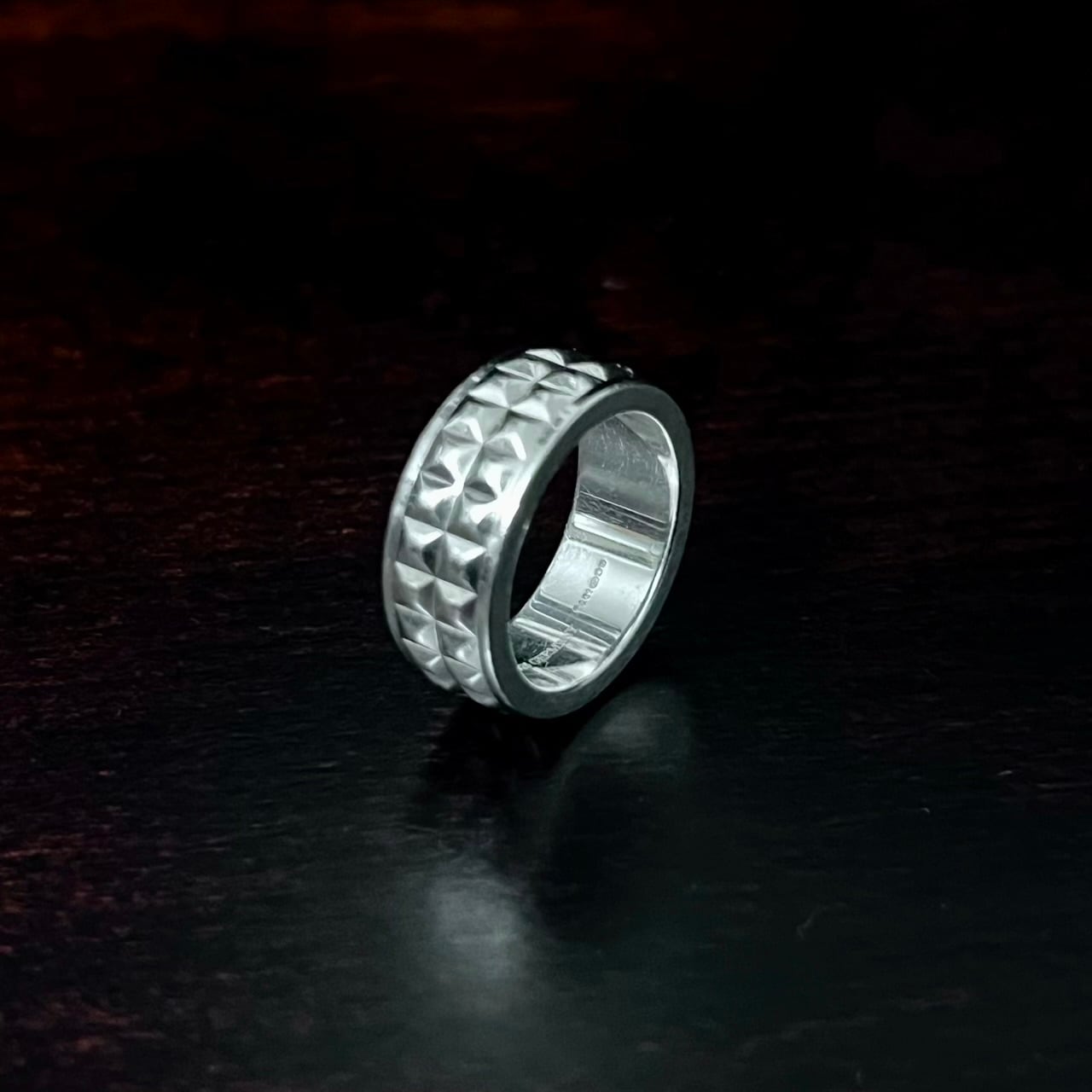 OLD TIFFANY & CO. Studs Ring Sterling Silver #13.5 | オールド