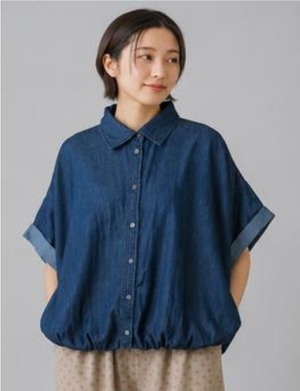 バルーンデニムシャツ　70062-4162