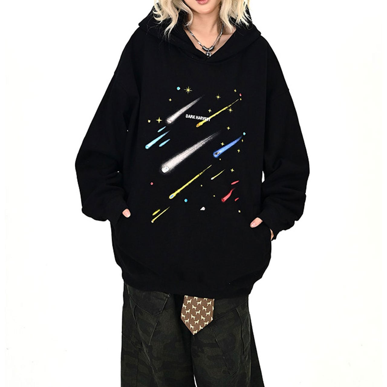 シューティングスターグラフィックパーカー 2col R01016