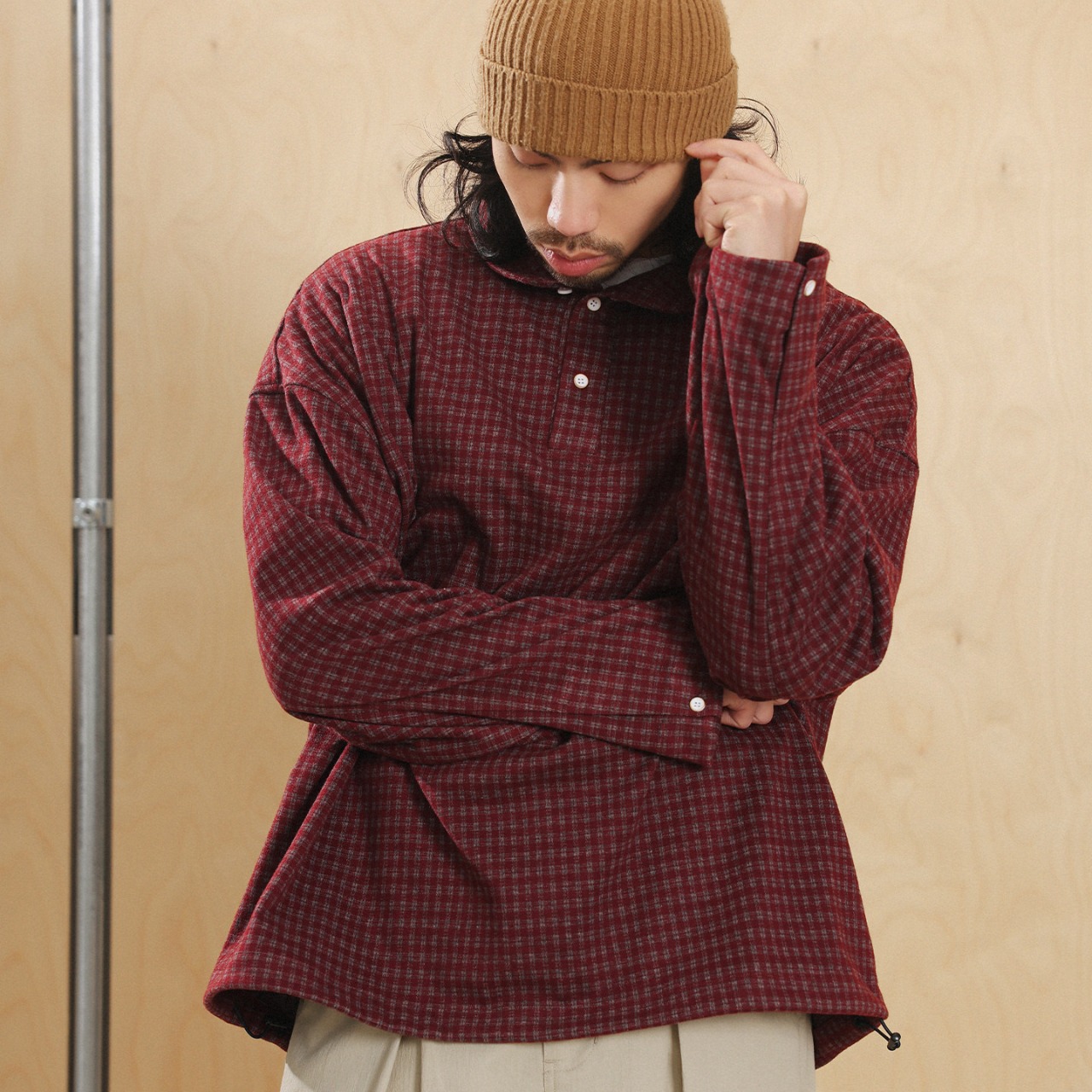 チェックジャージ・リラックスポロ A2058 - 5