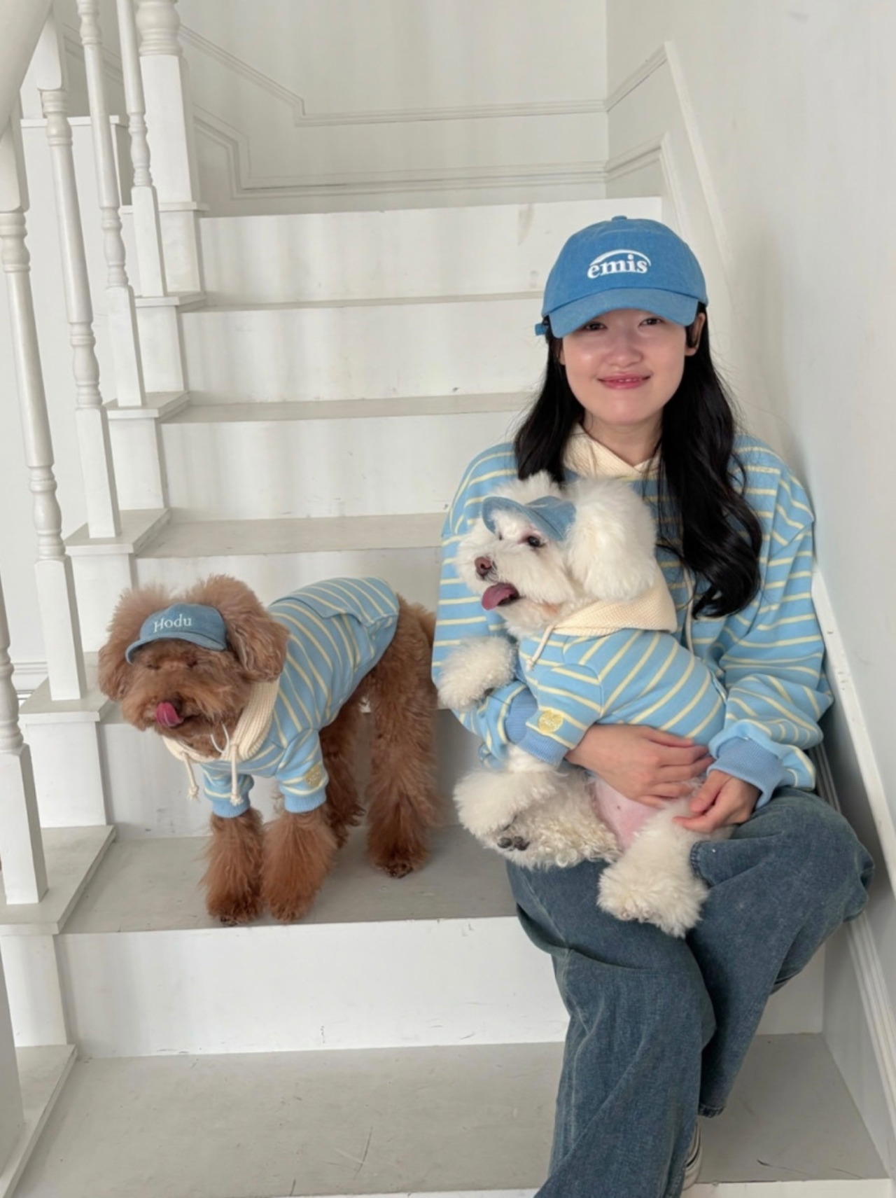 【COZYROZYDAY】INDIGO NAMING BALL CAP