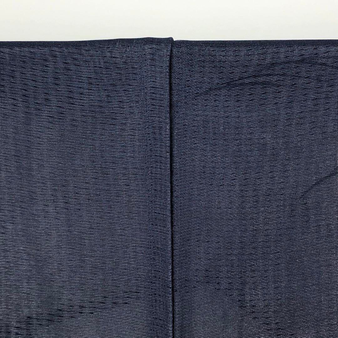 K-3012 紗袷 付下げ 地紙に花柄 波模様 紺色 | リユース着物専門店 わびさび
