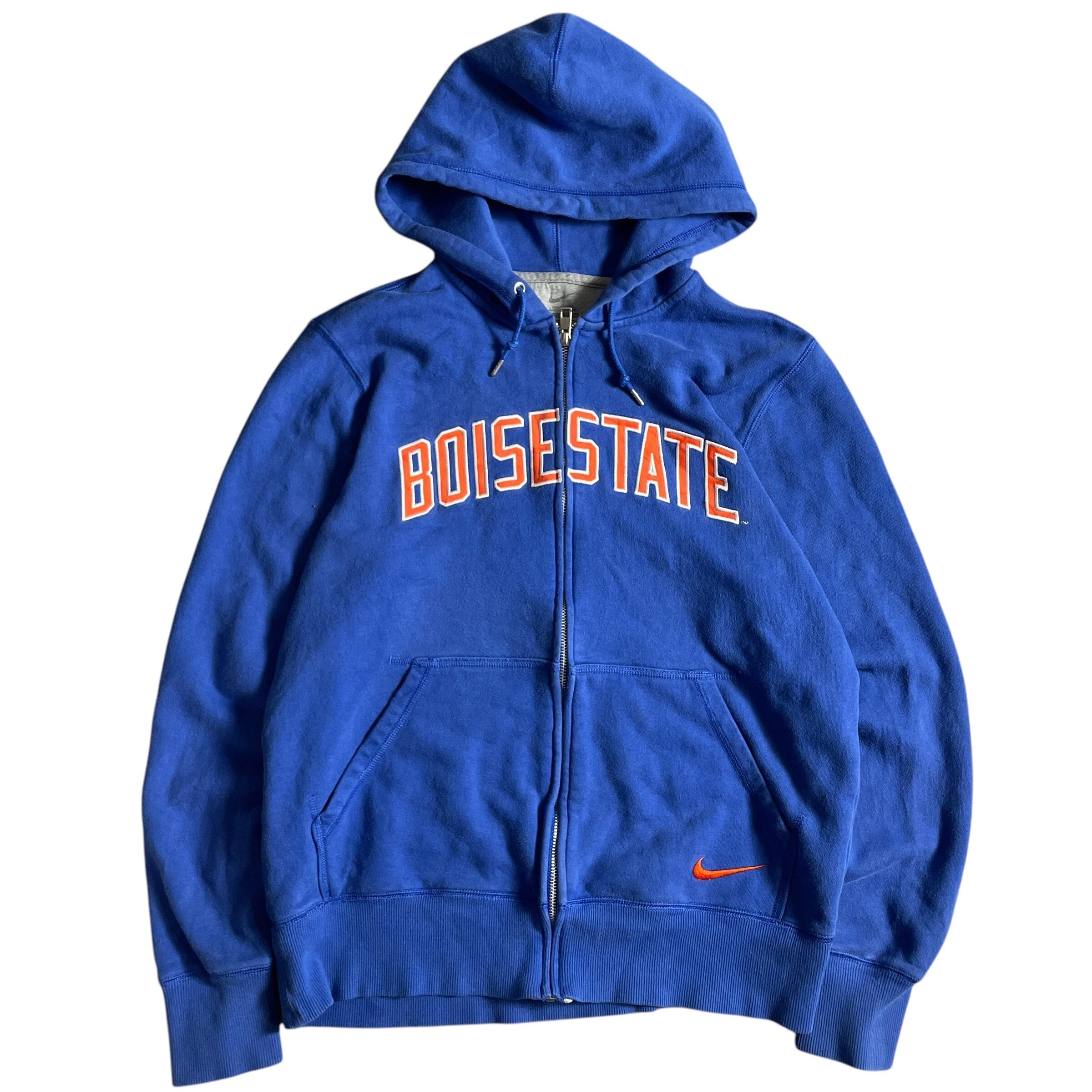 00s NIKE カレッジ ボイシ州 ジップパーカー ブルー y2k