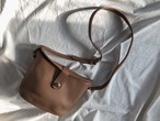 AMERICA 1990’s OLD COACH “Beige Leather” shoulder bag