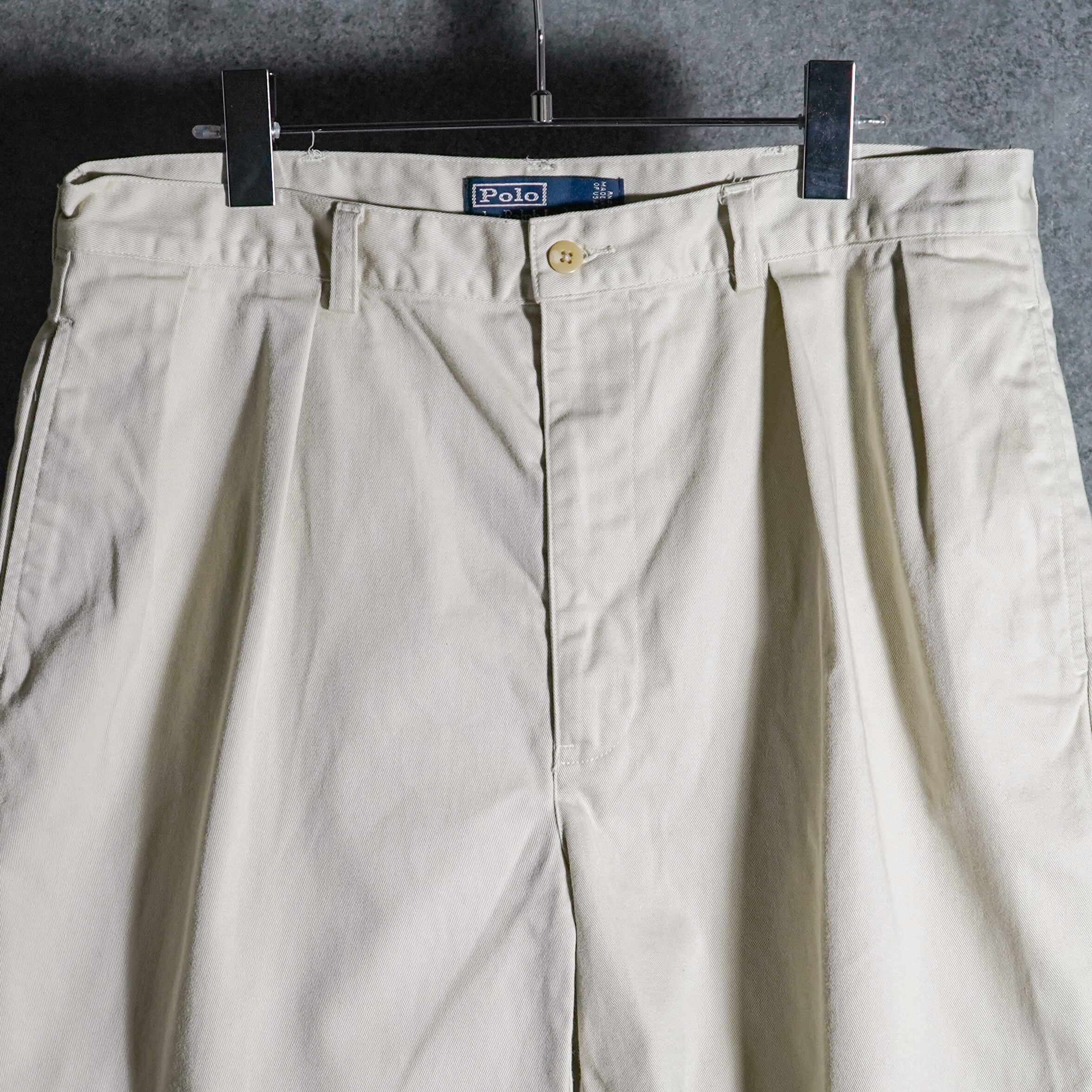 90s Ralph Lauren 2Tuck Chino Short Pants ラルフローレン 2タック