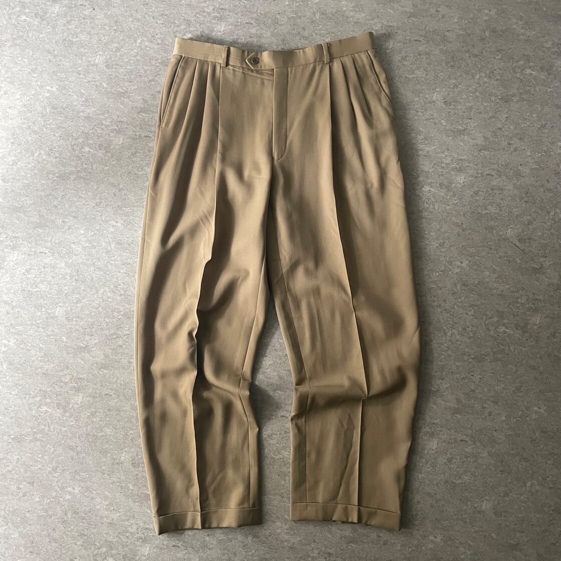 Monsieur Givenchy three tuck slacks | Pay ID