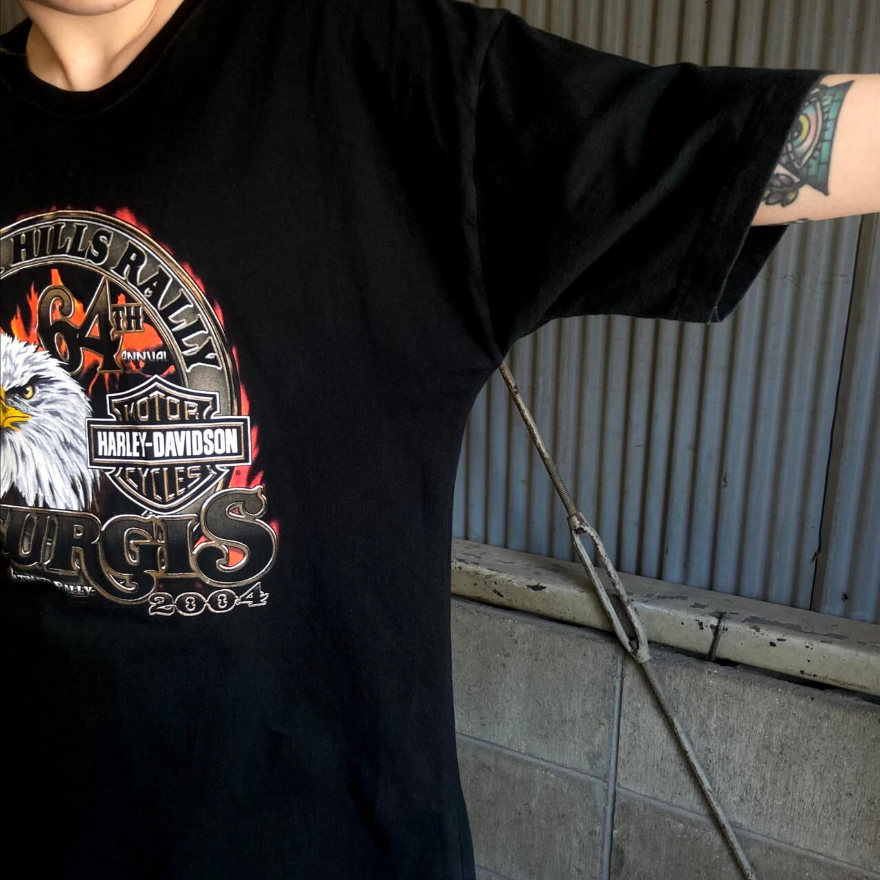 ビッグサイズ Harley-Davidson ハーレーダビッドソン フロントロゴ