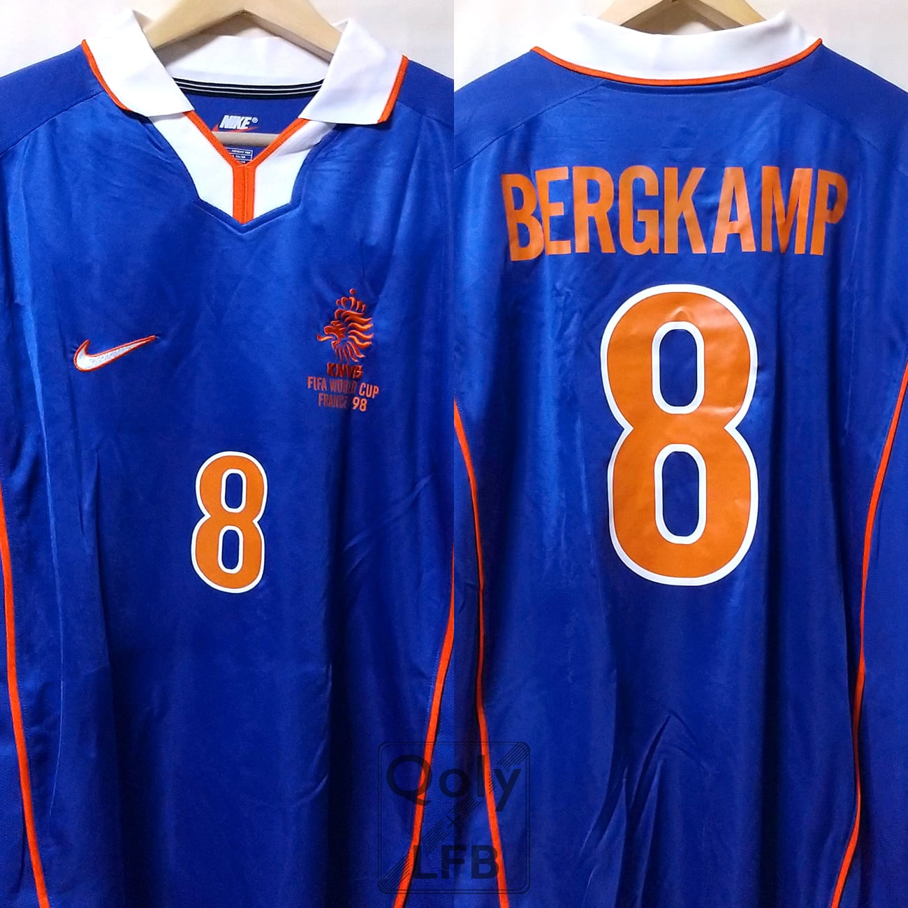 オランダ　サッカーユニフォーム　BERGKAMP