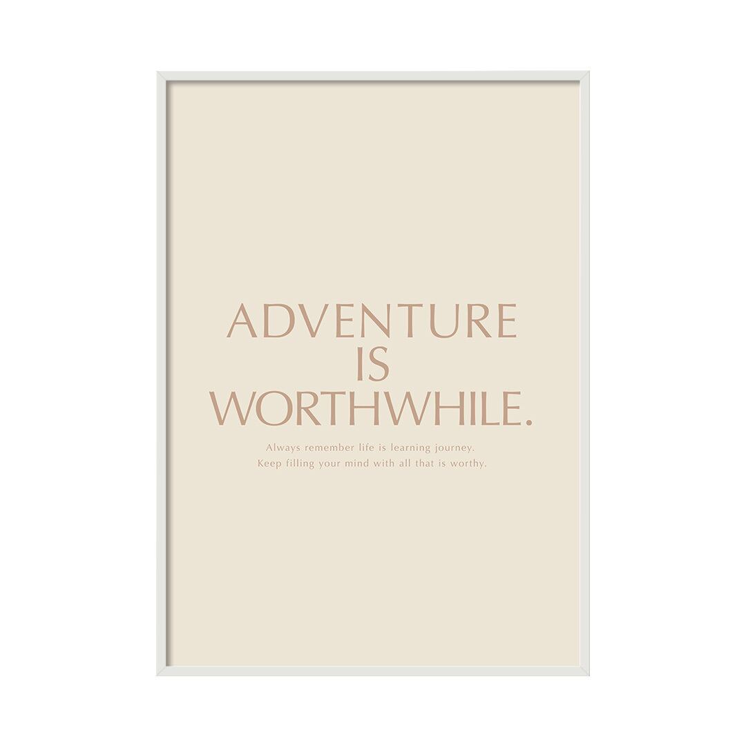 A0205 / 文字 /アートポスター【 A4 / A3 / A2 / A1 サイズ・フレーム 付きに変更可 】