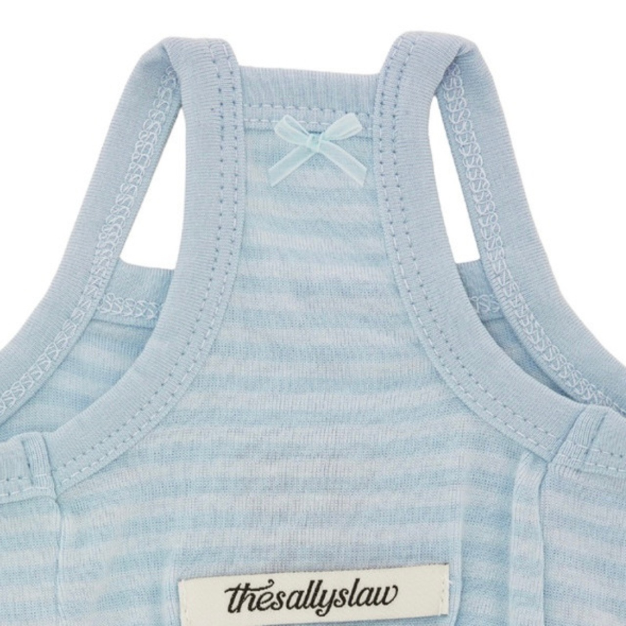 【予約】[ thesallyslaw ] Roony bear top｜Cloud Blue - 9