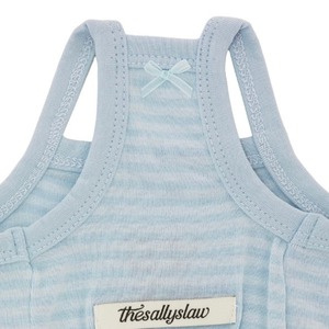 【予約】[ thesallyslaw ] Roony bear top｜Cloud Blue