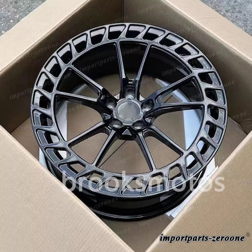 23インチフォージドグロスブラックホイール 2016+ アウディ Q7 Q8 RS Q7 RS Q8 23x10.5 適合 LI-2314