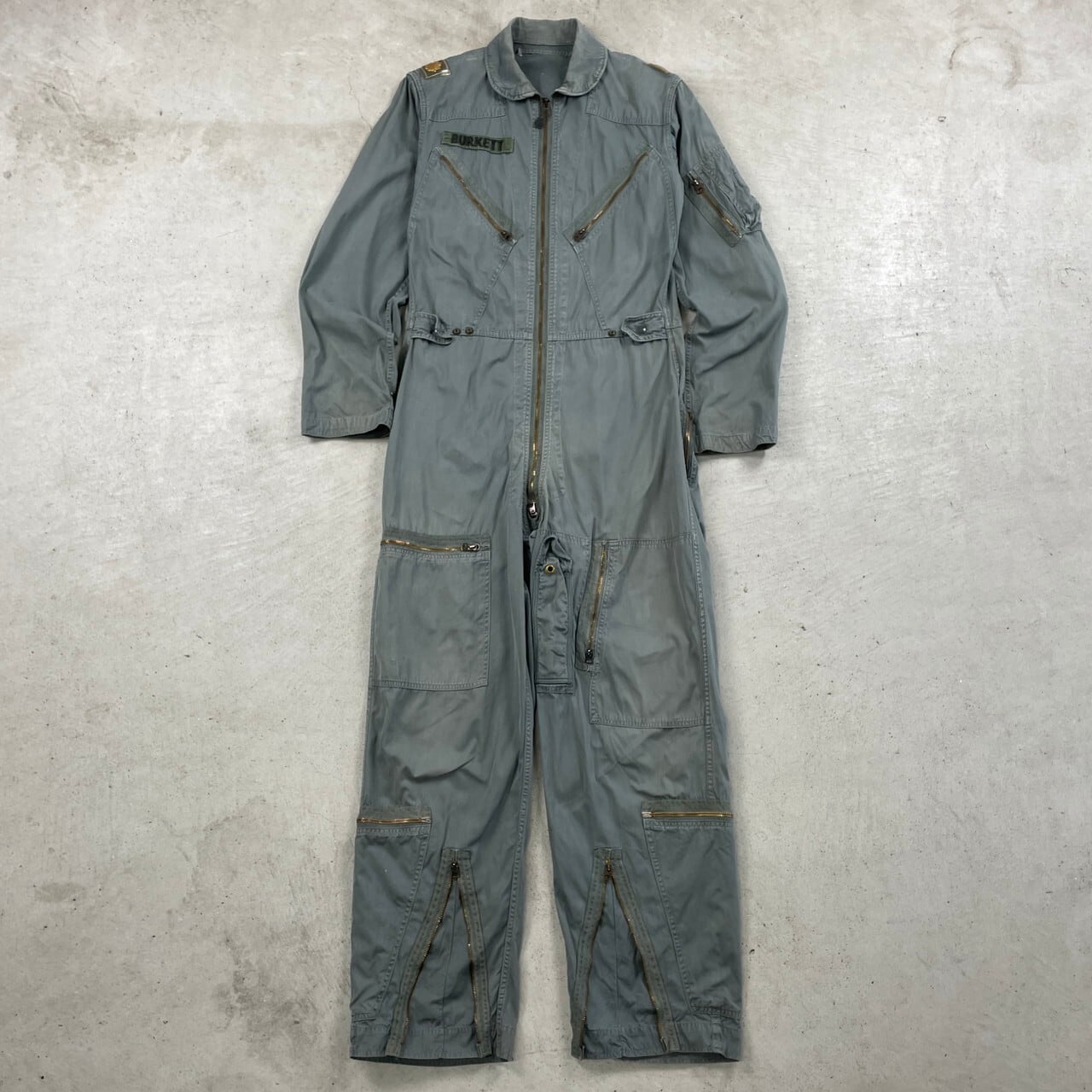 60年代 U.S.AIRFORCE K-2B フライトスーツ ミリタリー つなぎ メンズXL 