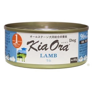 キアオラ　ドッグフード缶詰　ラム　80g