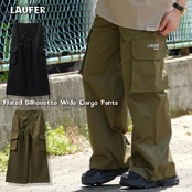 ＼SALE／◆フレアシルエットワイドカーゴパンツ◆lf-24202