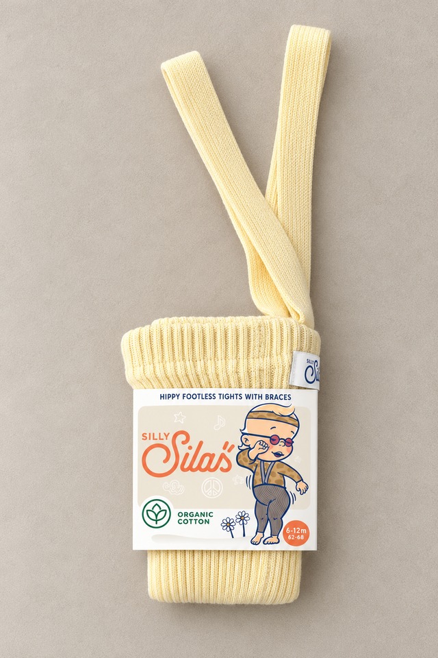 【 Silly Silas 】 Hippy Footless "レギンス" / Lemon Icing