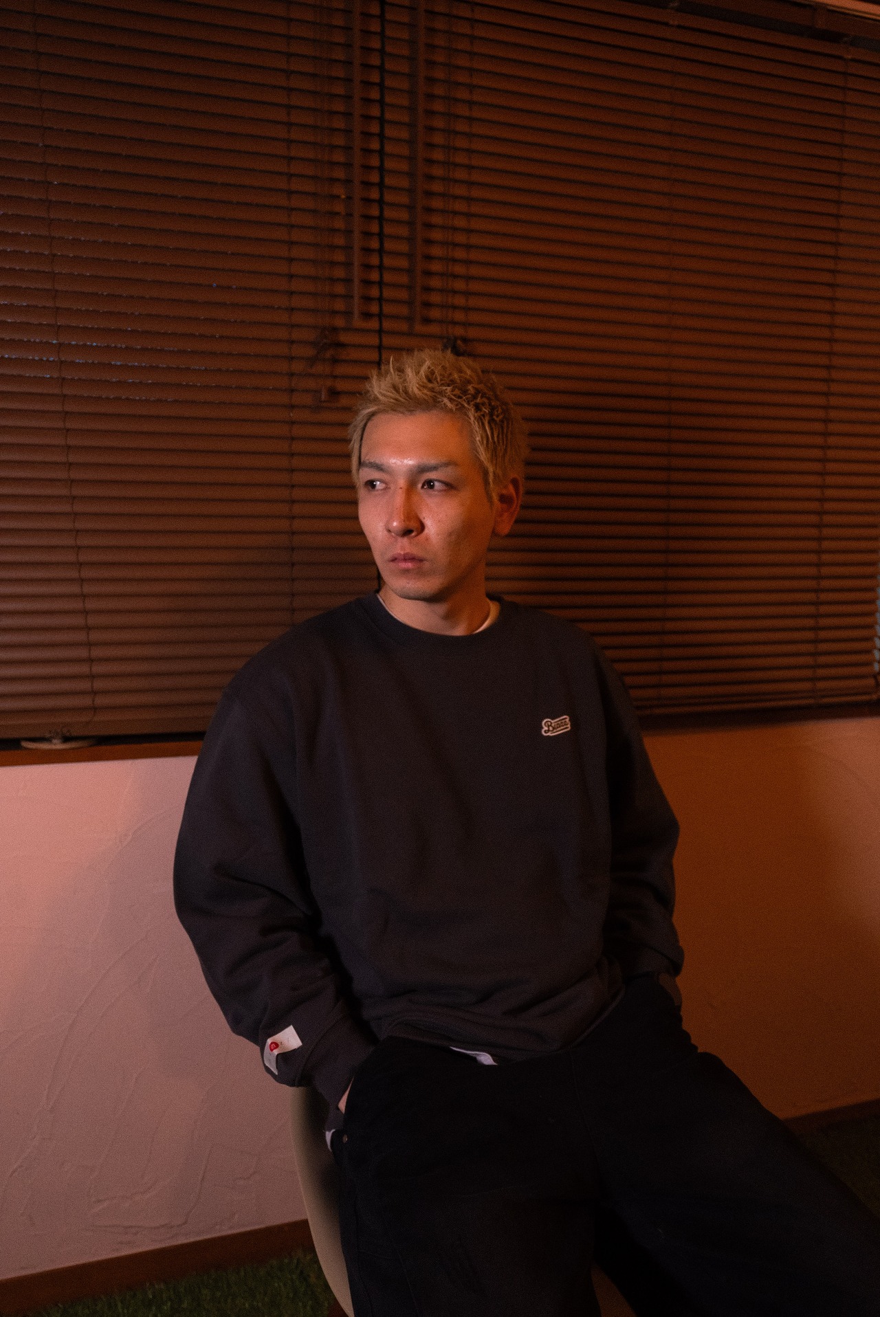 Fu-ji Blazz Light Weight Sweat Shirt [Charcoal]