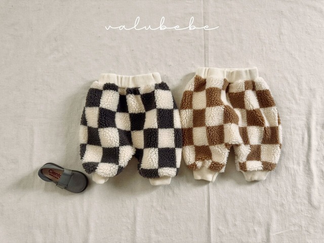 [即納18M]《valubebe》Big check dumble jogger pants (baby) 20