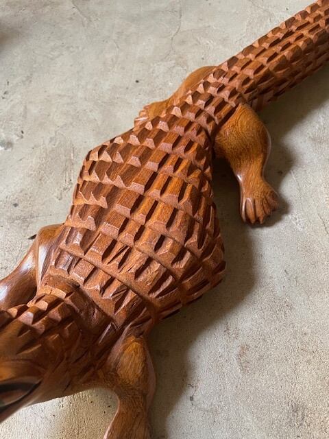 NEW【セネガル木彫り】ワニ -Senagal Wood Carving- | TERANGA SHOP