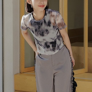 tie dye mesh tops 101454