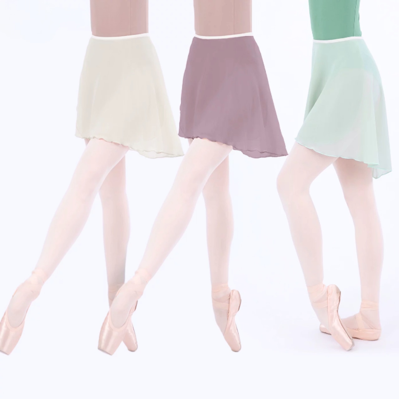 ニュアンスリボン 巻スカート3色展開 L1483