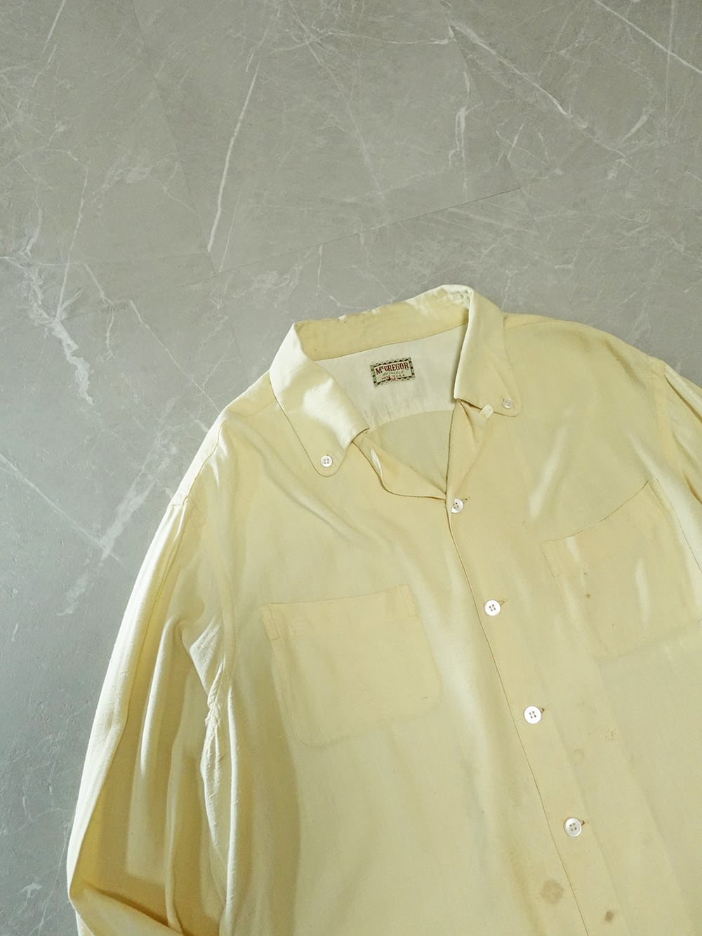 60s MCGREGOR OPEN COLLAR SHIRT/60年代マクレガー開襟シャツ | 糢糊