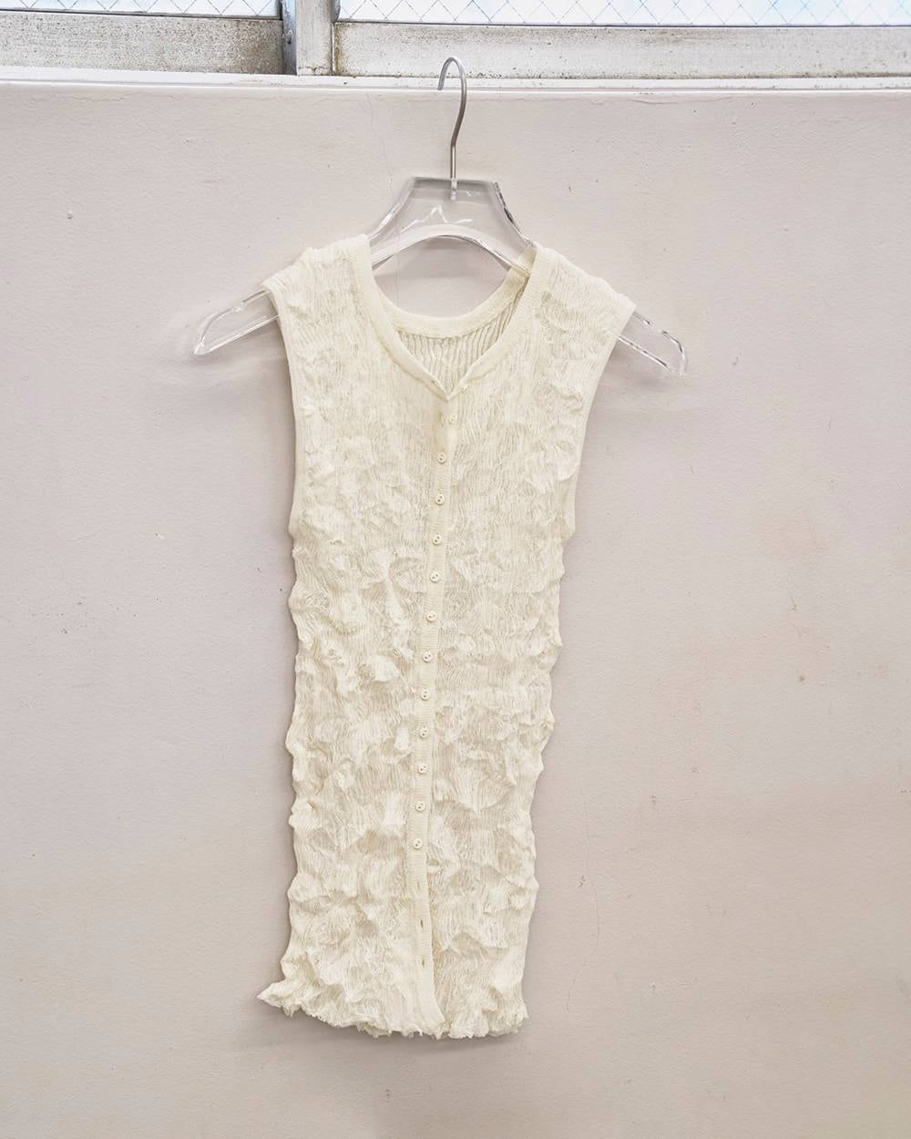 TODAYFUL】2way Sheer Knitvest | LASHIC